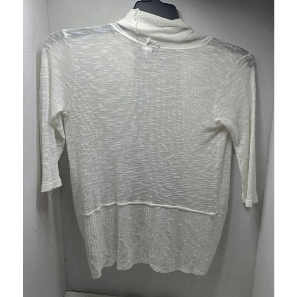 Women's Femanding White Open Front Cardigan S - Picture 5 of 6